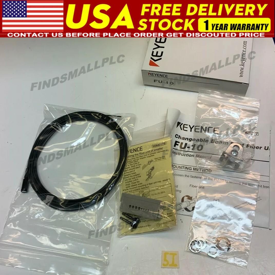 Keyence FU-10 Sensor Changeable Beam Spot Fiber Unit *New~ US Free TAX*