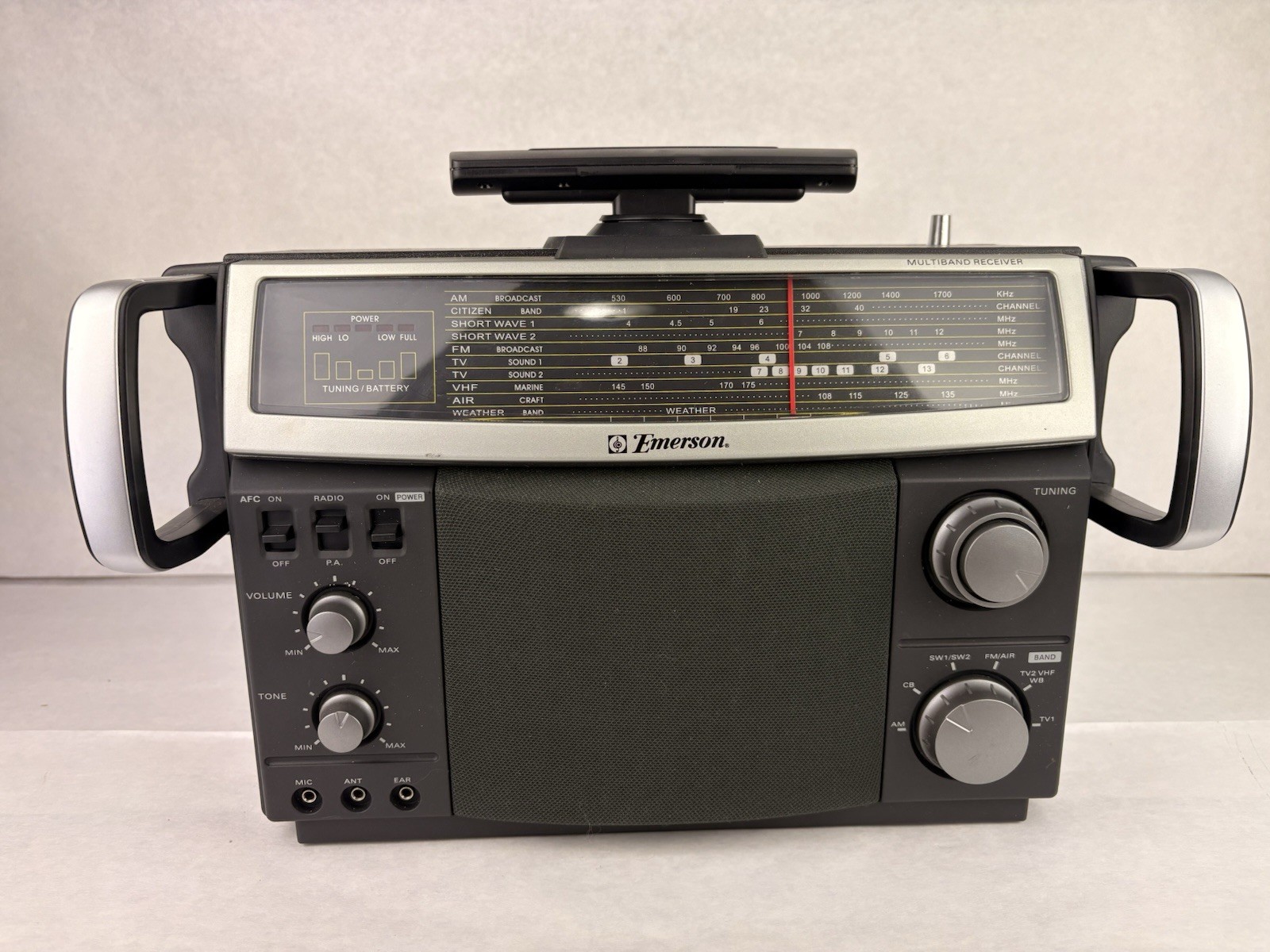 Emerson MBR-1 Multiband Receiver Radio with Direction Finder Tested Works