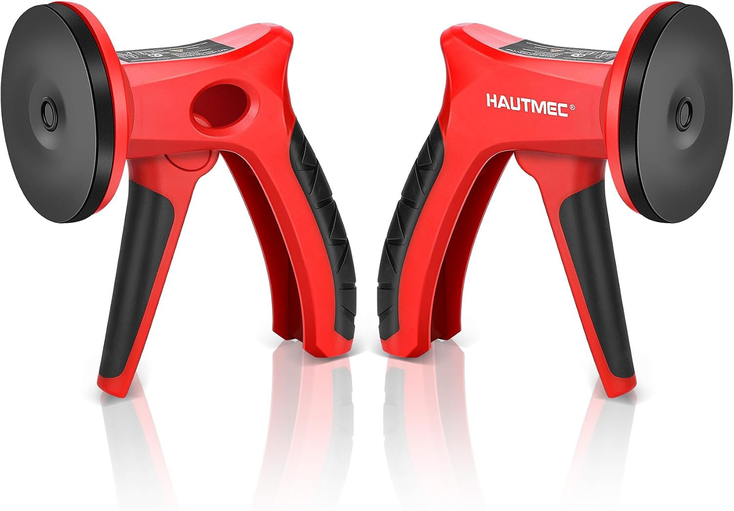 HAUTMEC 2 Pack Pistol Grip Suction Cup – Compact Suction Lifter with Quick Relea