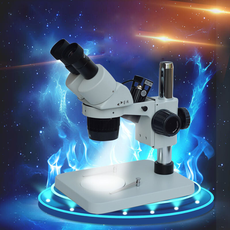 Stereo Microscope Use Microscope Metal LED Light Source Oblique Light 100-220V