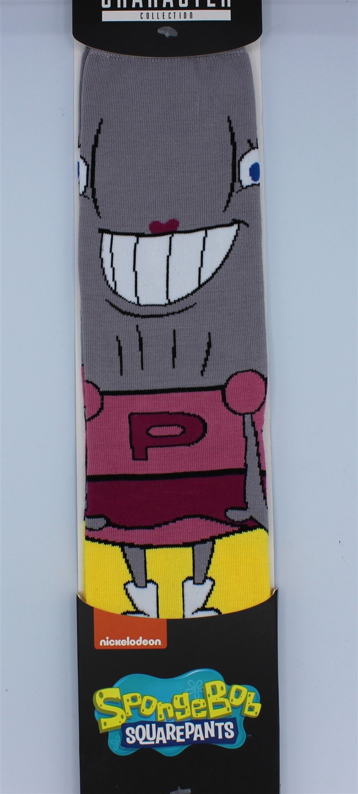 Bioworld Socks - Mens Crew - SpongeBob SquarePants - Pearl - Size 10-13