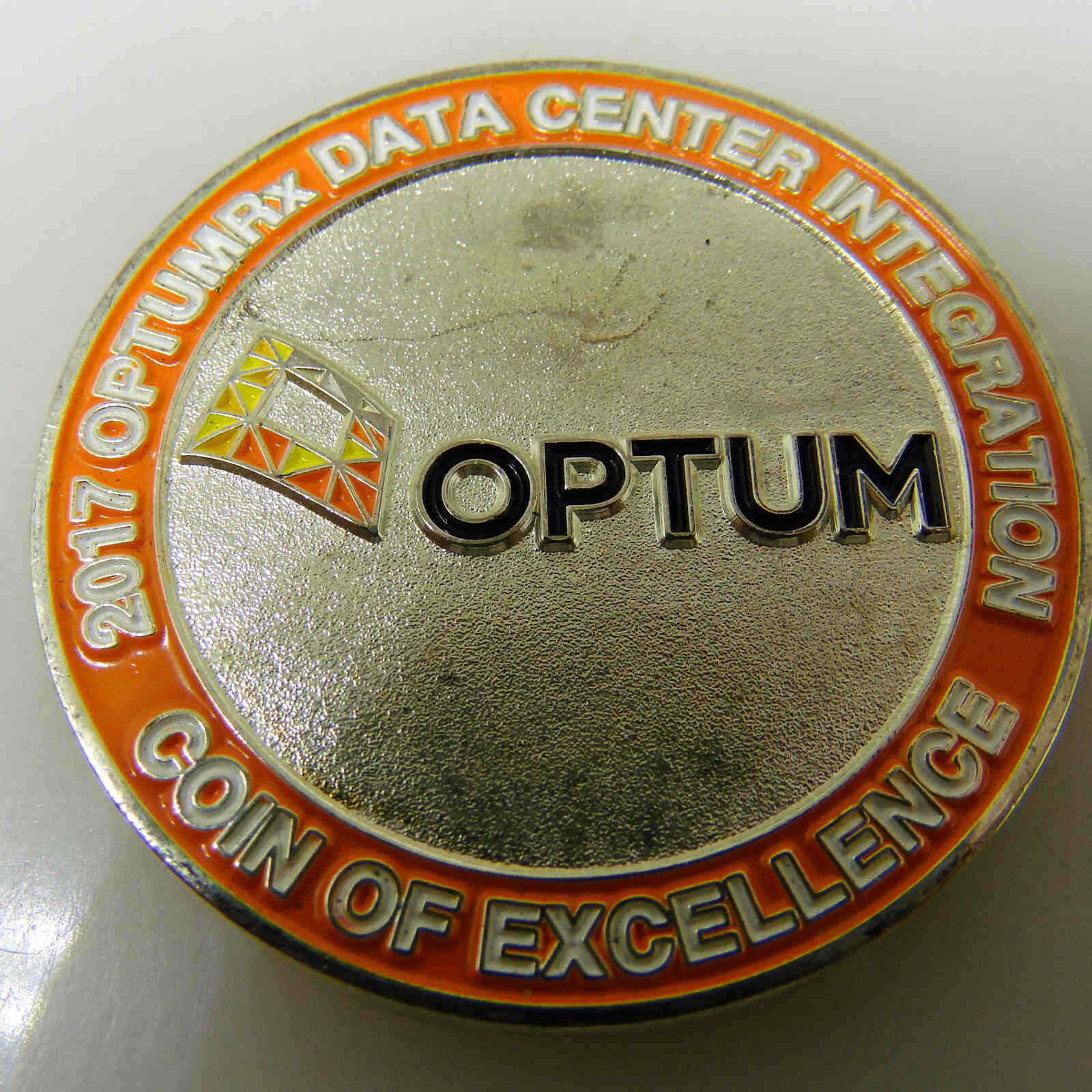 2017 OPTUMRX DATA CENTER INTEGRATION CHALLENGE COIN