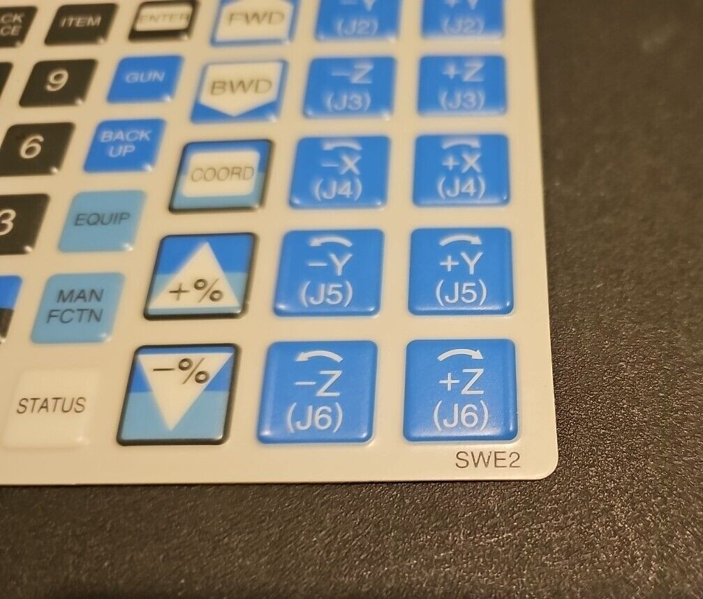 FANUC TEACH PENDANT MEMBRAIN KEYPAD/OVERLAY /SWE2