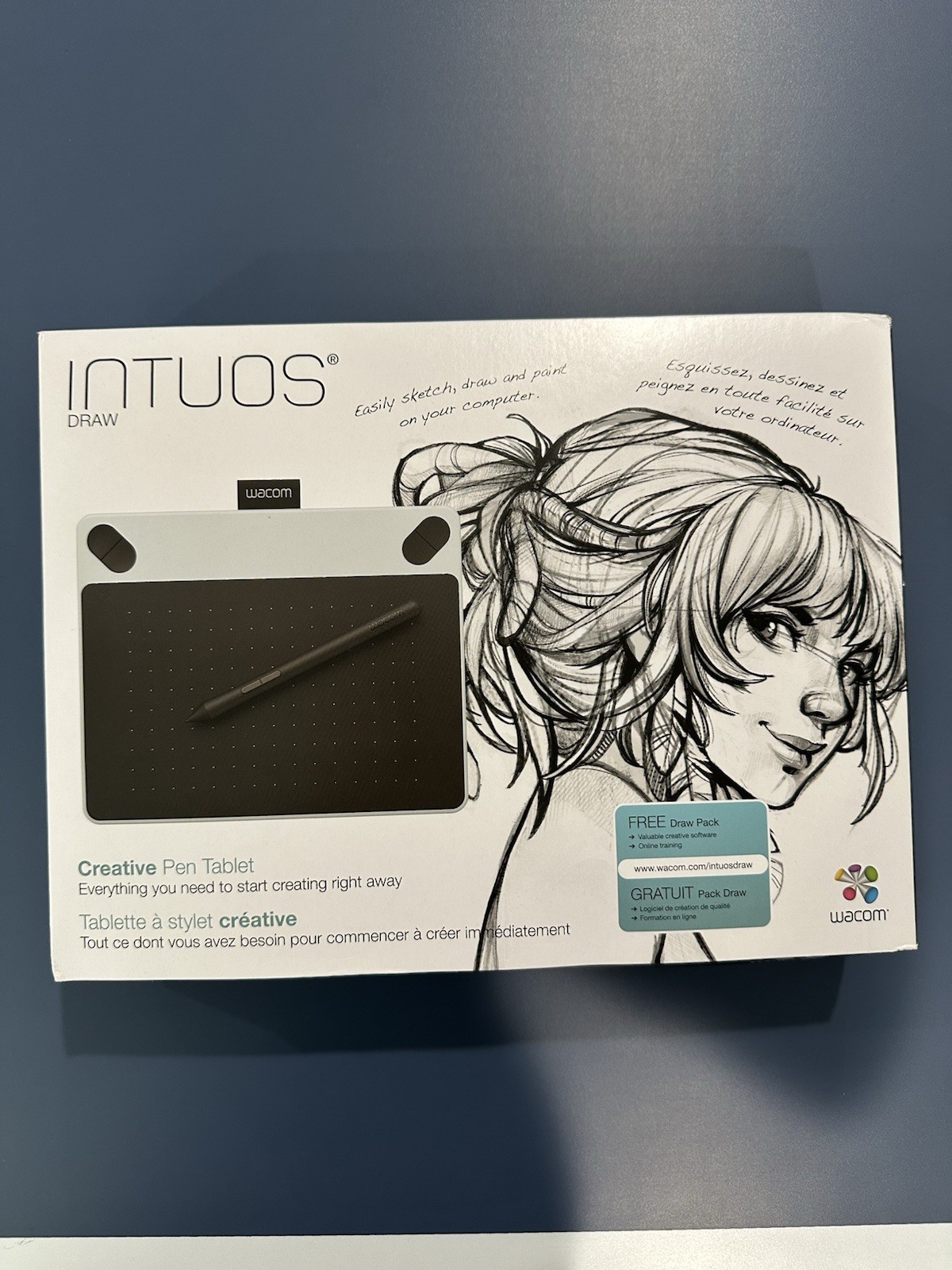 Wacom Intuos Draw Creative Pen Tablet – Complete in Box