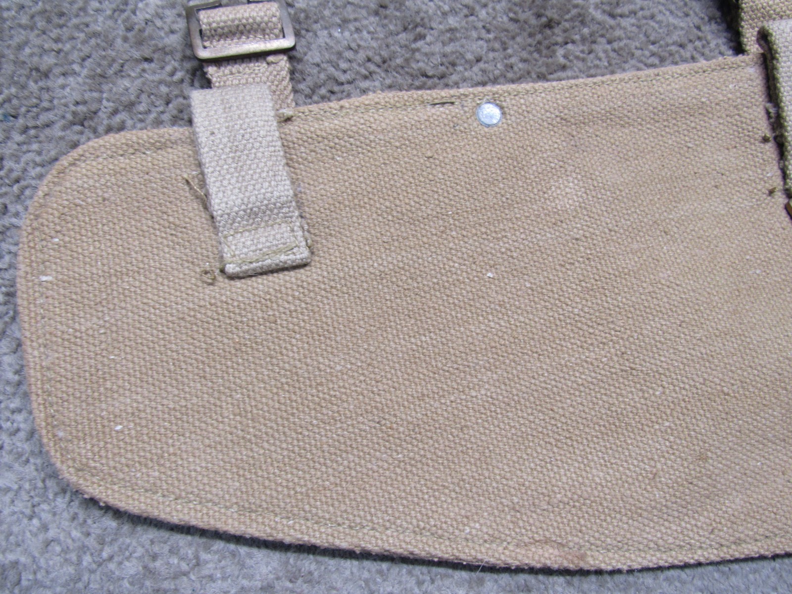 British Post WW2 Shovel Cover P37 Entrenching Tool Case Broad Arrow Pattern 1937