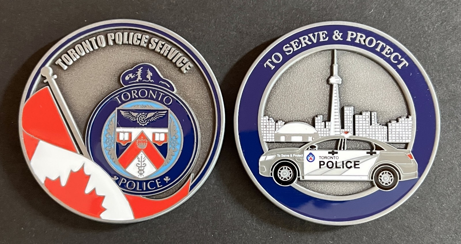 TORONTO POLICE SERVICE - To Serve & Protect,  Challenge Coin