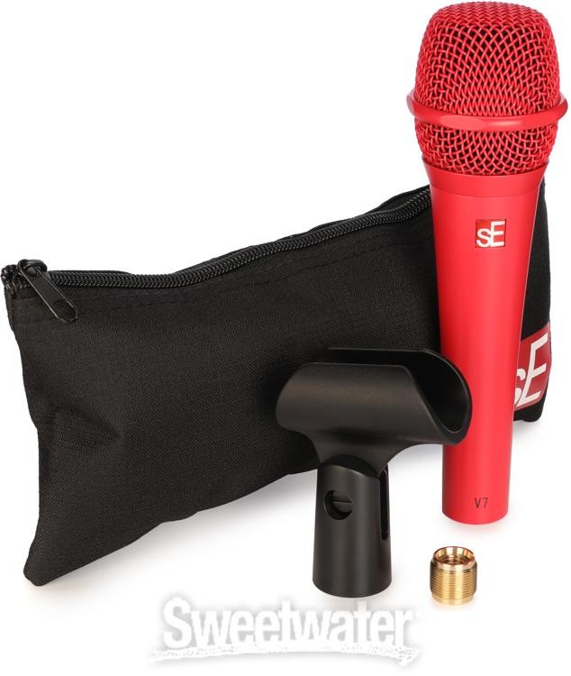 sE Electronics V7 Red Dynamic Supercardioid Handheld Vocal Microphone