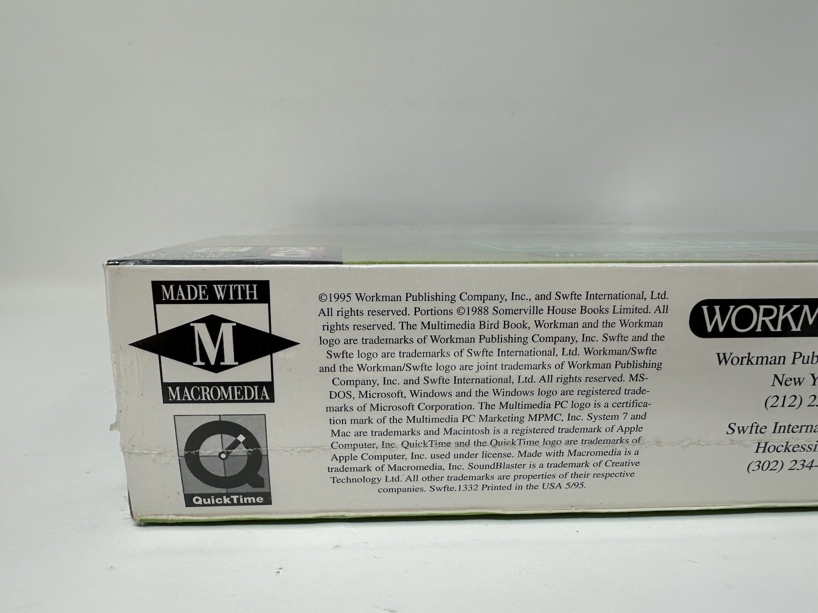 The Multimedia Bird Book CD-ROM Windows Mac NEW Sealed