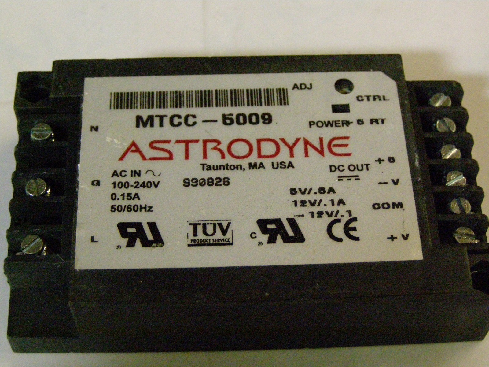 ASTRODYNE MTCC-5009 Power Supply