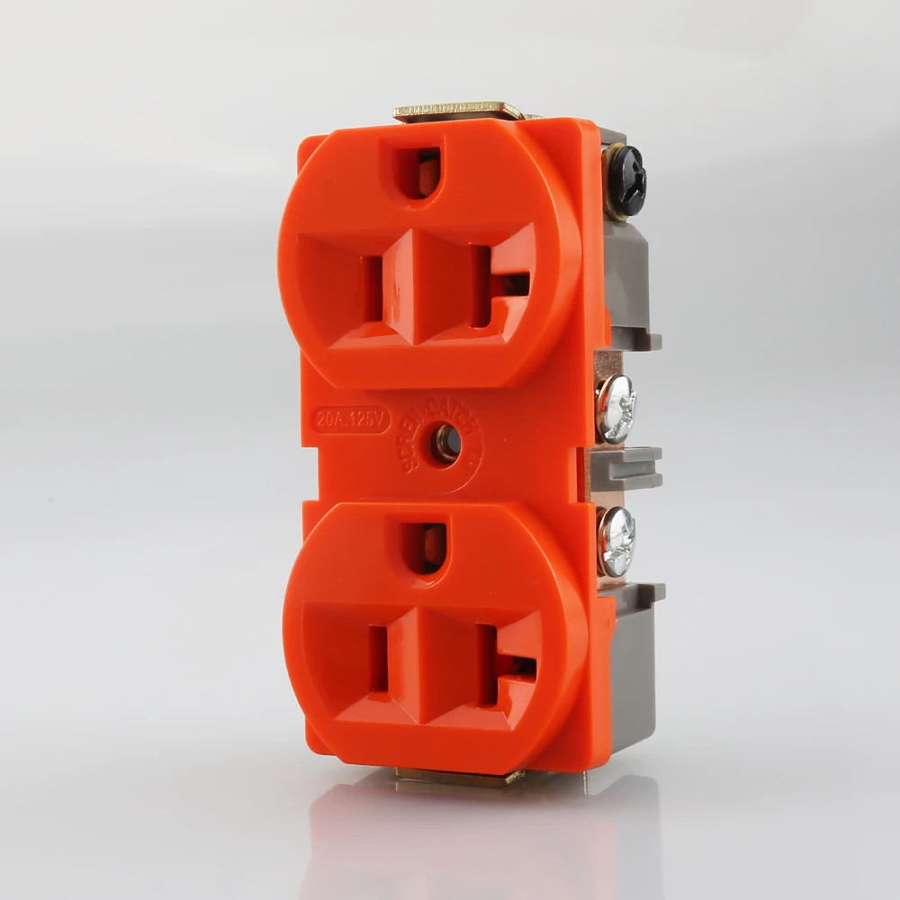 4X US AC Duplex Receptacles Wall Outlet Power Distributor US Duplex Distributor