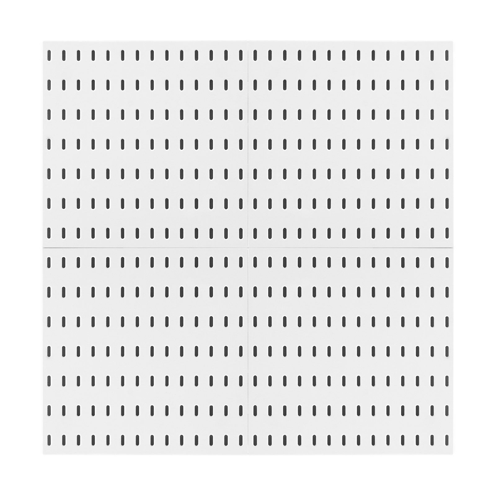 VEVOR Pegboard Combination Kit, 11" x 11" Plastic Pegboard, 4 Panels, Peg Board