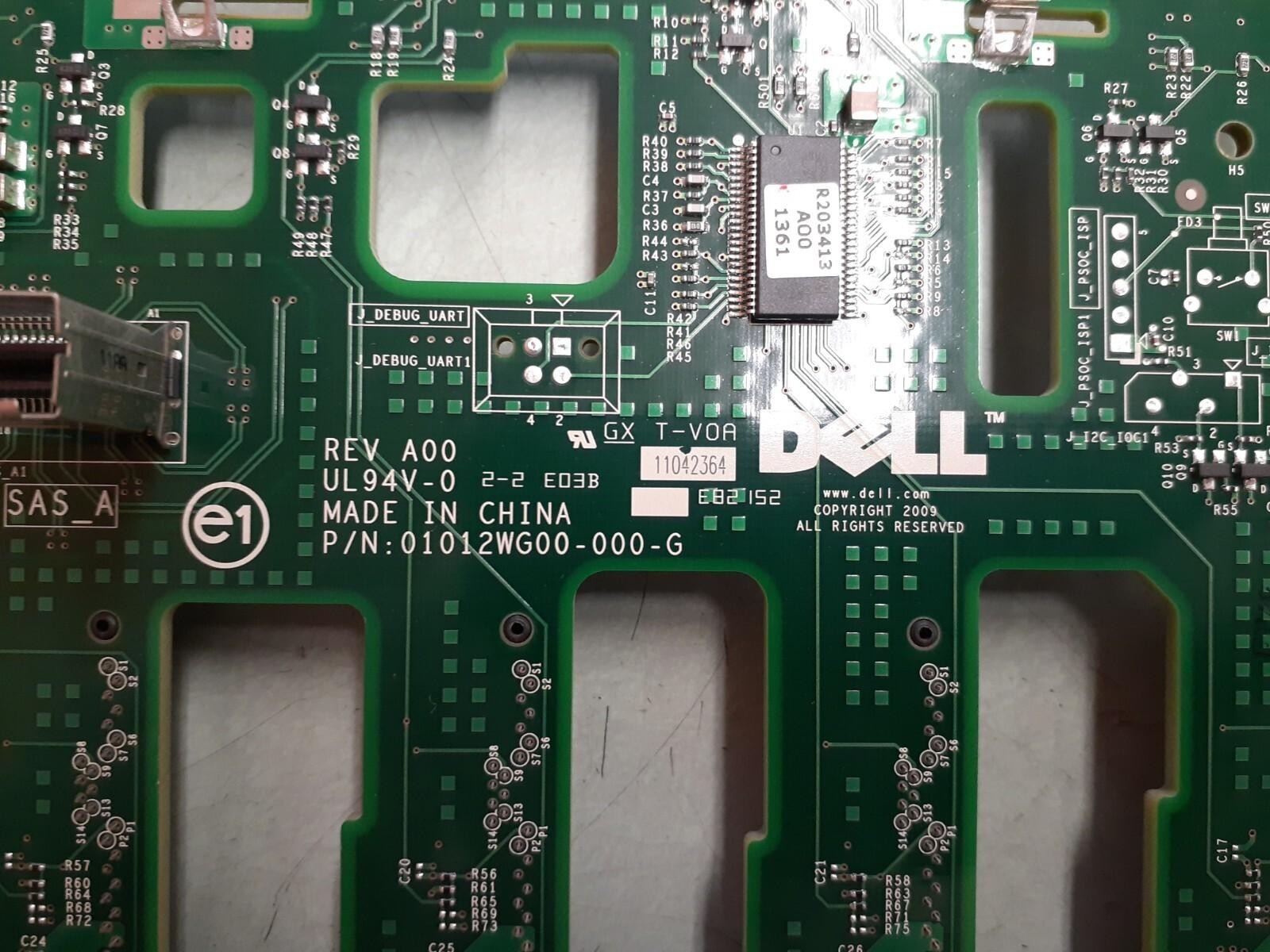 Dell SAS_A 0N621K N621K Backplane Board 01012WG00-000-G PowerEdge T310