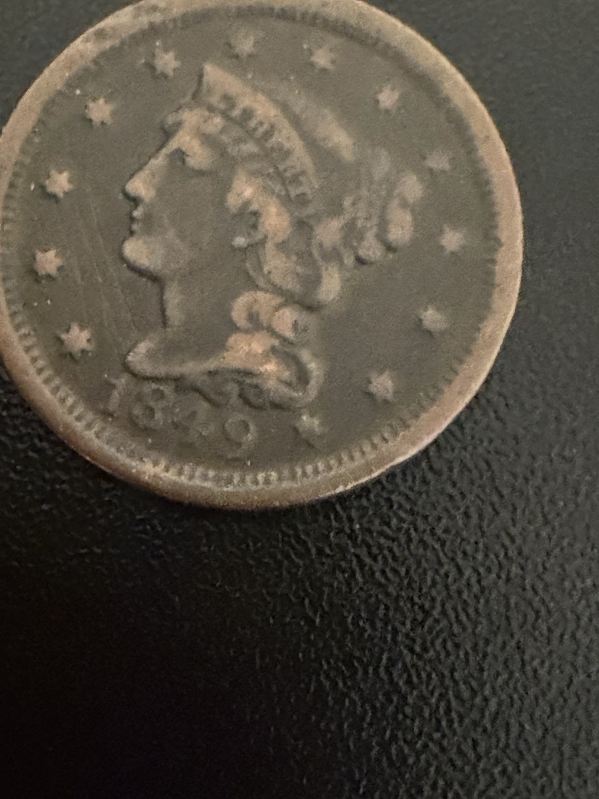 1849 Large Cent VG