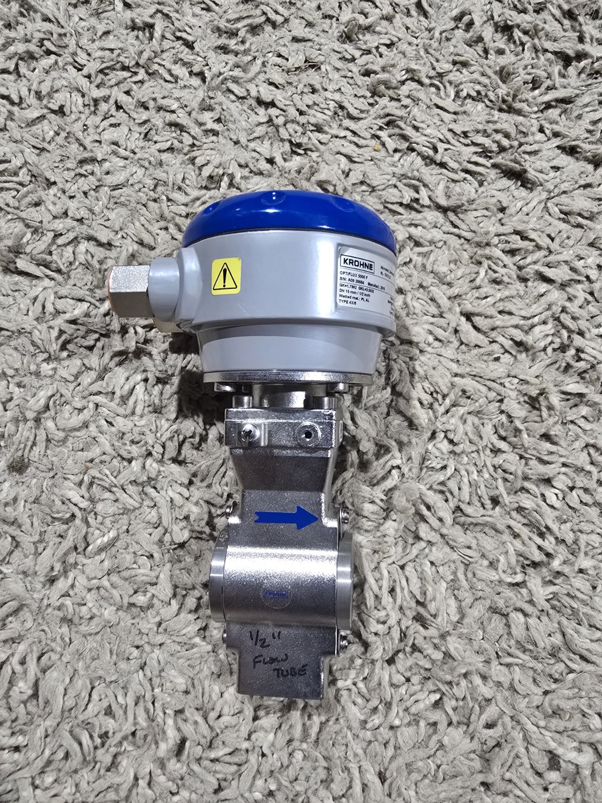 Krohne Optiflux 5000 Flow Meter 1/2"
