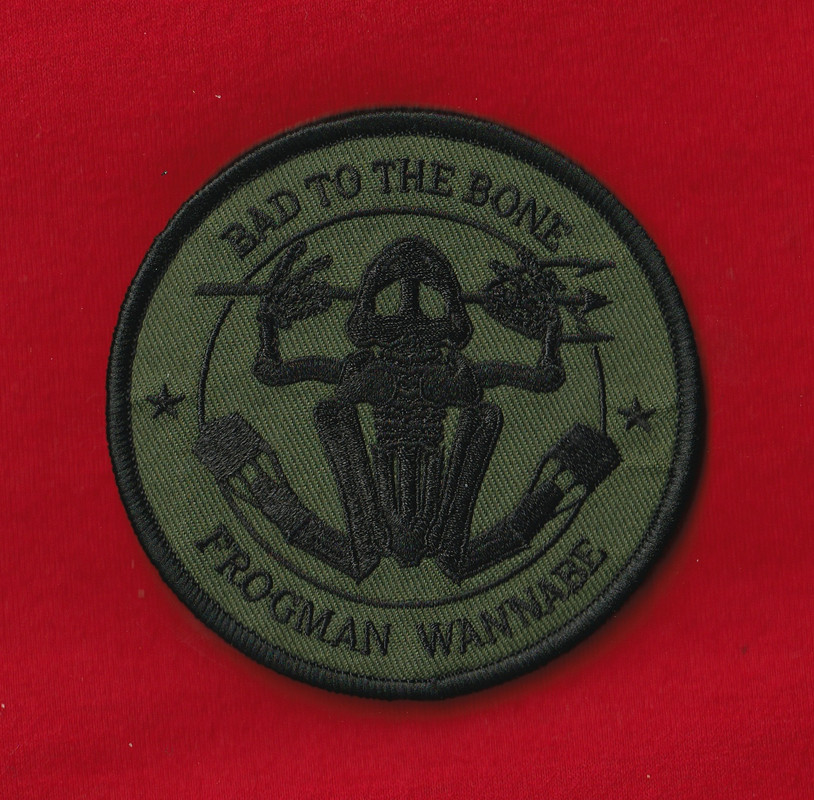 3.5" Embroidered Hook Patch Navy SEAL Team 6 DEVGRU BUD/S FROGMAN WANNABE USA