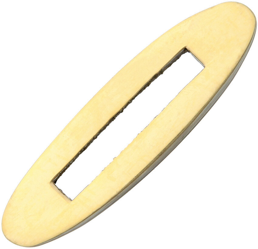 New Knifemaking Brass Guard BL012G 2.5" overall. Brass construction. Bulk packed