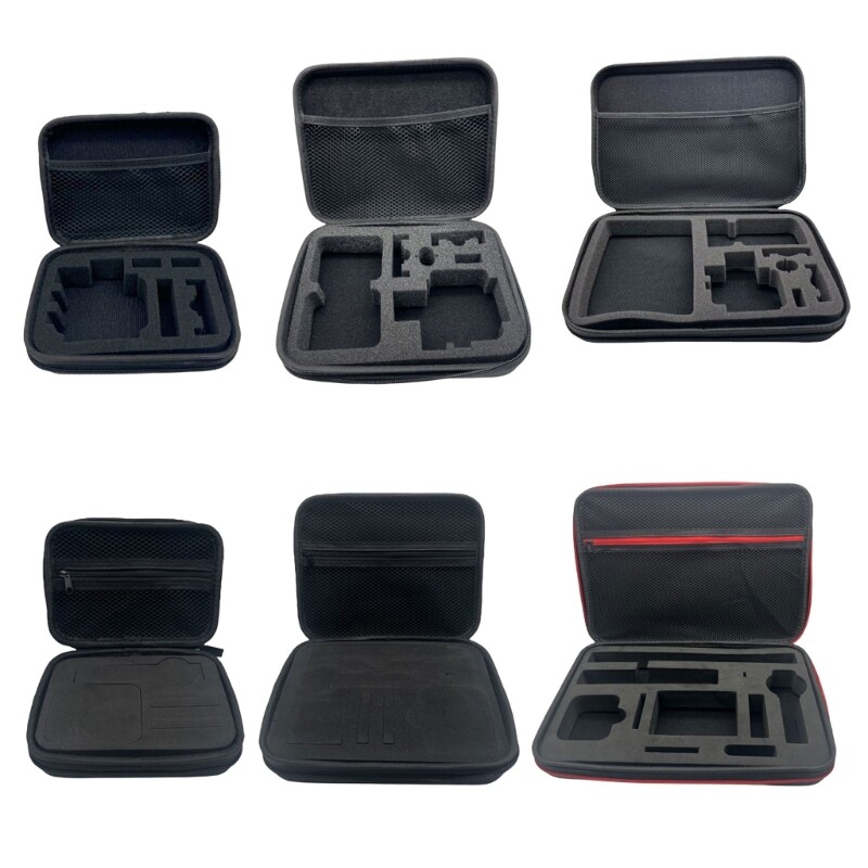 Portable Canvas Camera Bag with Builts In Cushion Layers for X3 Cameras