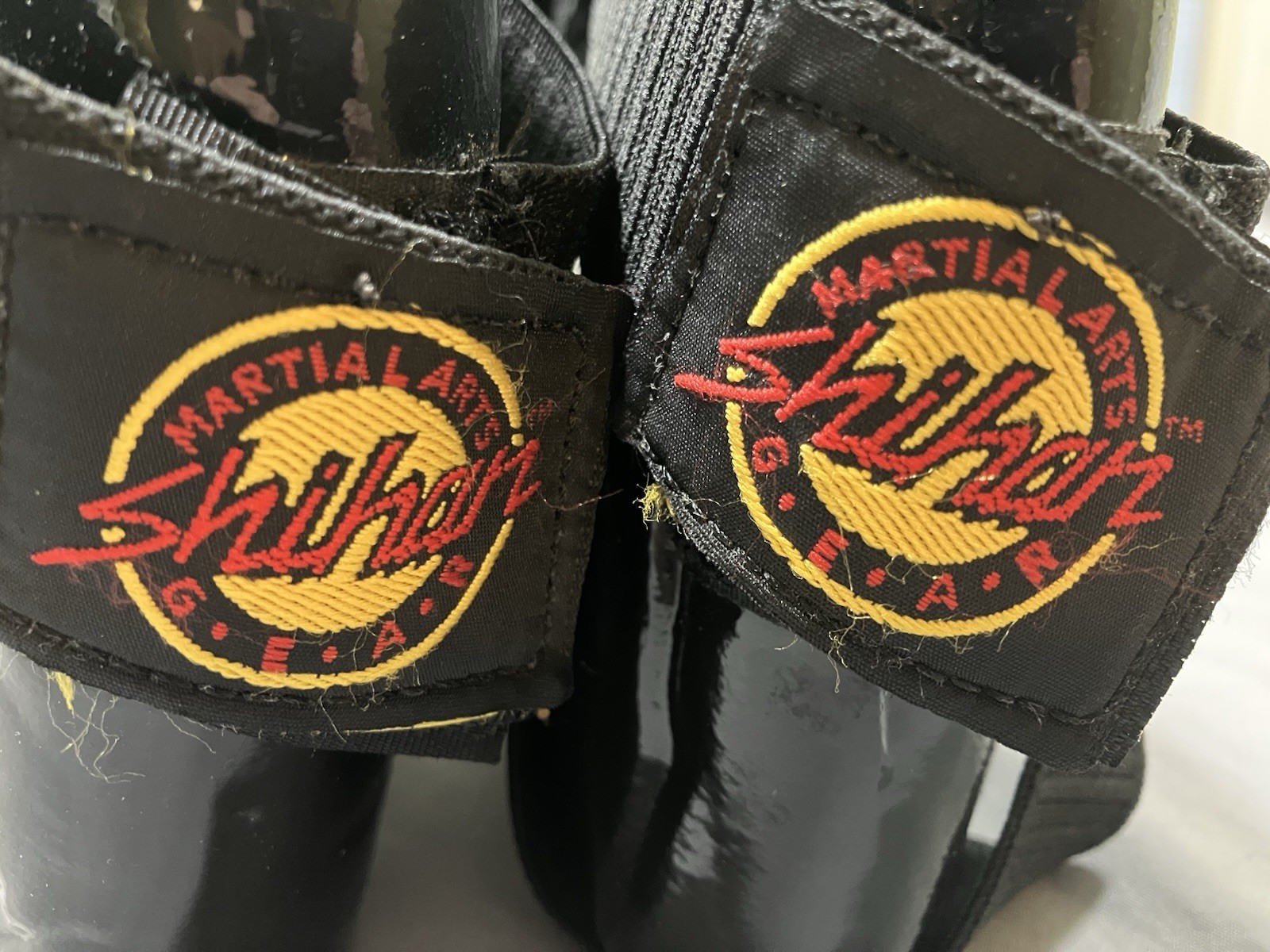 Shihan brand Martial Arts Gear - MMA Shoes - Black - Padded Foot Covers - Straps