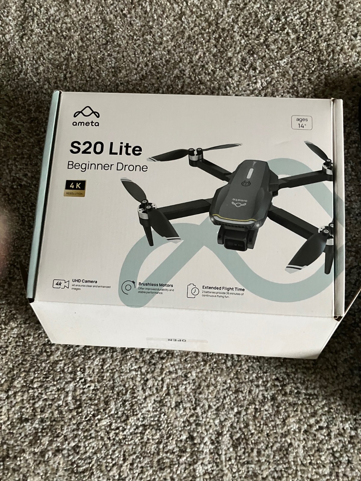 Ameta S20 Lite Drone battery, controller, and other parts