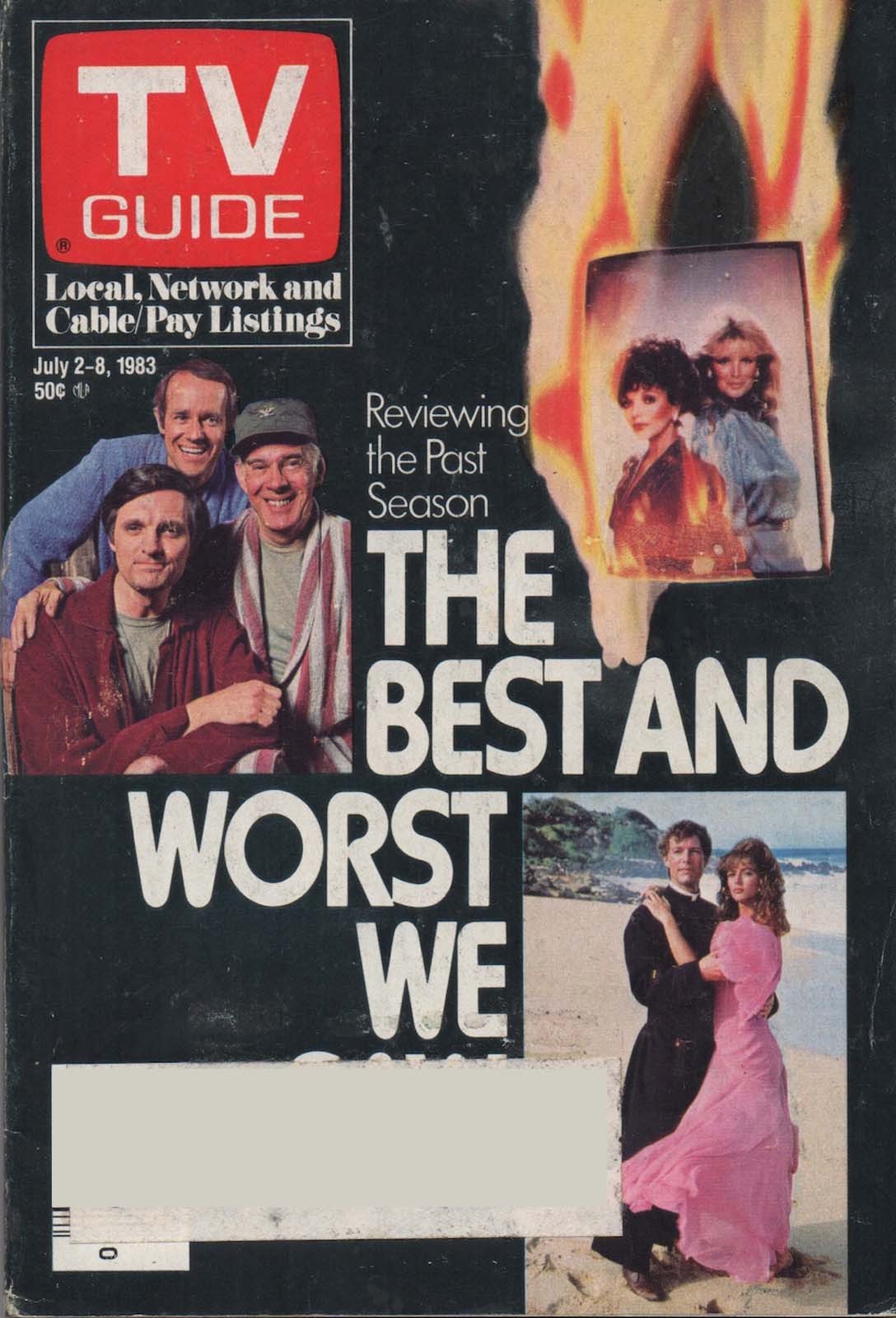 1983 TV Guide Reviewing the Past Season July 2-8