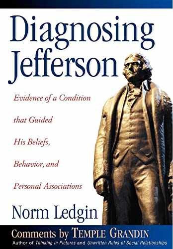 Diagnosing Jefferson: Evidence of a - Hardcover, by Ledgin Norm - Very Good g