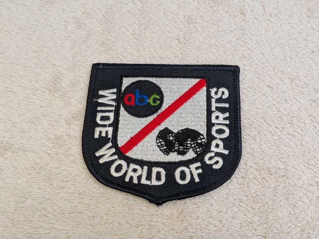 ABC Wide World of Sports Embroidered Shield Logo PatchCollectible TV Memorabilia