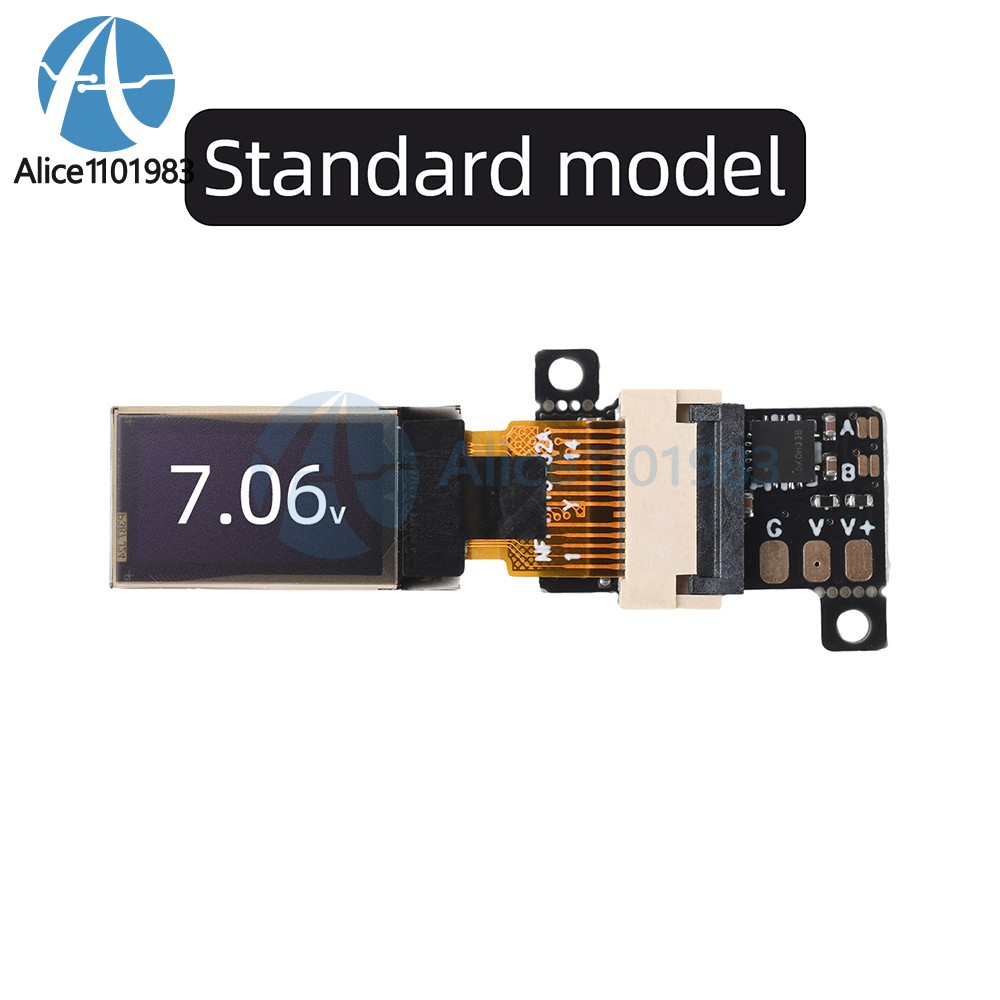 DC 0-30V Digital Voltmeter 0.5-inch OLED Ultra-Slim Mini Embedded Voltage Gauge