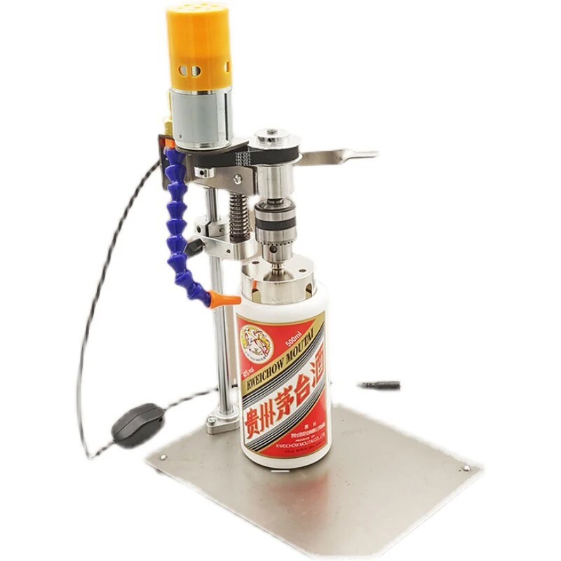 Wine Bottle Cutting Machine Electric Grinder Ceramic Glass Punching Machine