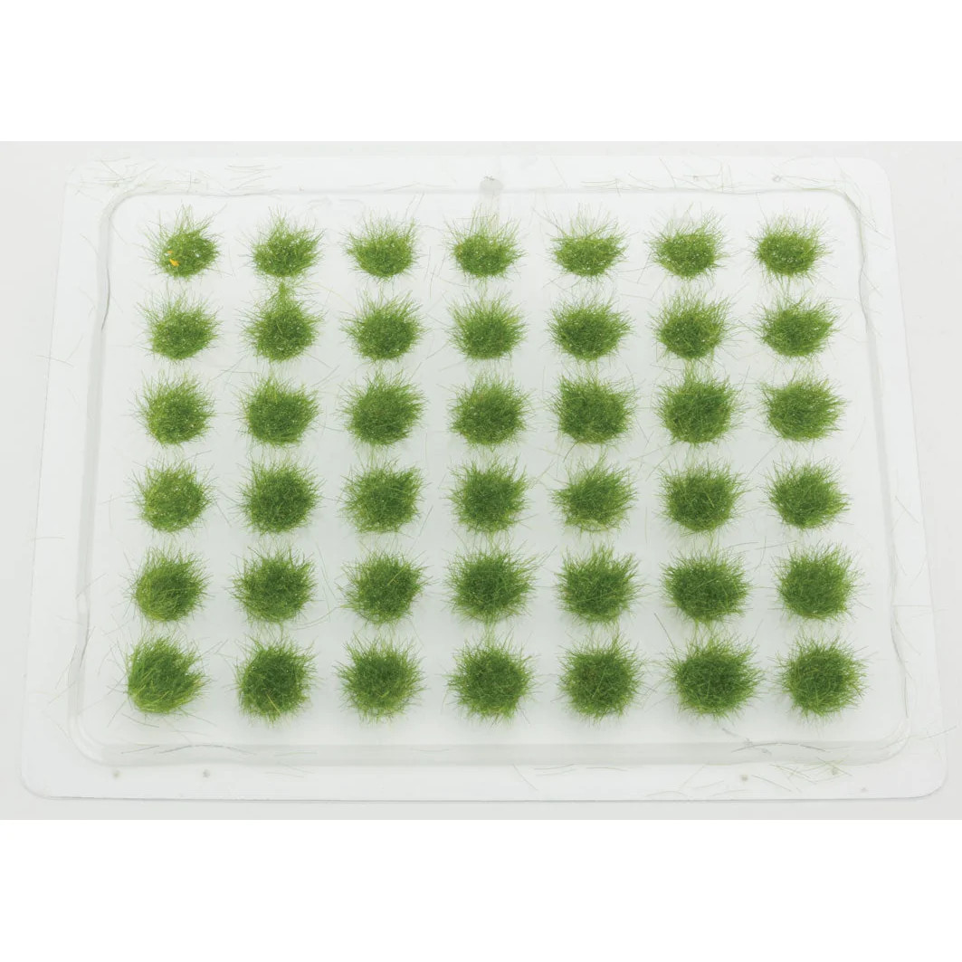 Walthers Grass Tufts - 1/4" 0.6cm Tall -- Summer pkg(42)