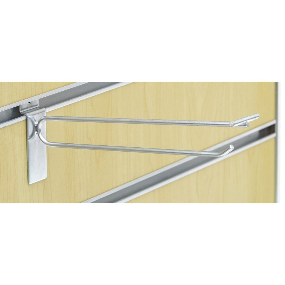 Slatwall Scanhook, 8" Zinc
