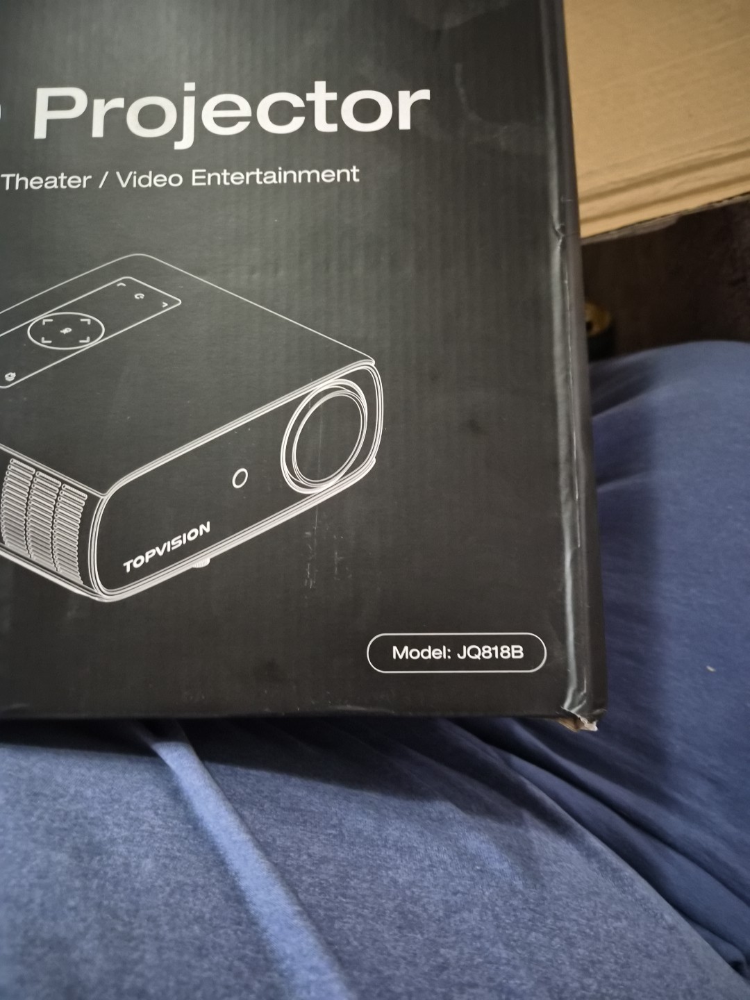 Topvision Led Projector 1080p Wifi