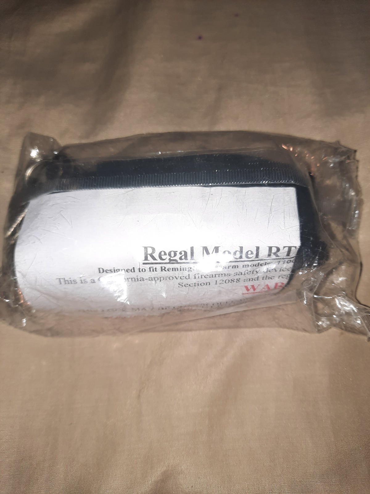 Remington Firearm Regal Model RTL06 Trigger Lock 1100, 1187, 870, 552, 572, 7400