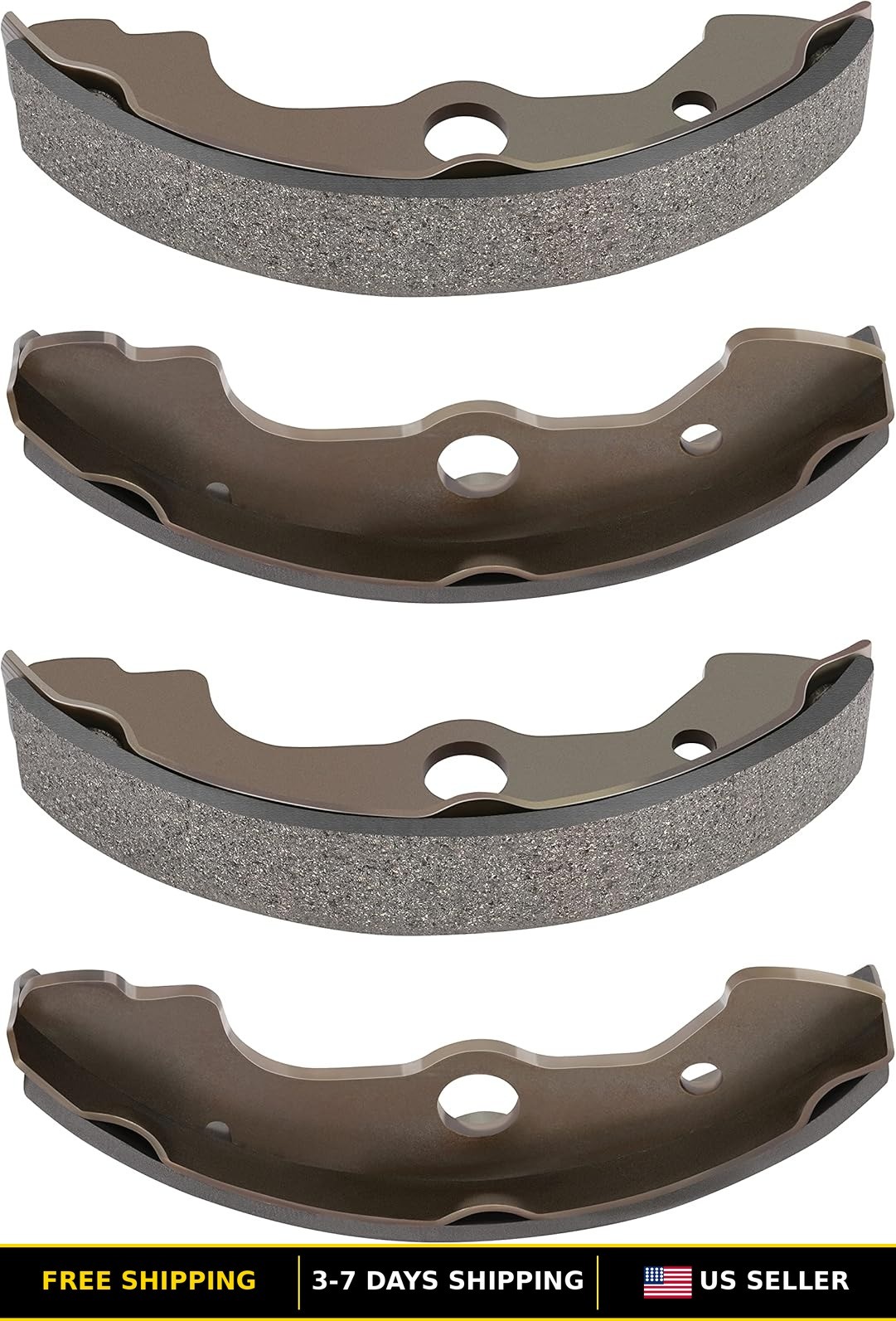Front Brake Shoes EBC347 for Honda Foreman 400 & 450 ATV Replacement