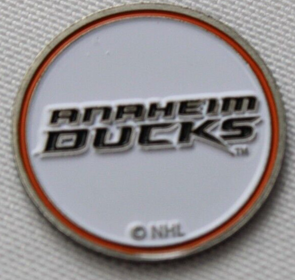 ANAHEIM DUCKS, ICE HOCKEY - GOLF BALL MARKER, 1 INCH LOGO MARKER, SPORTS TEAM