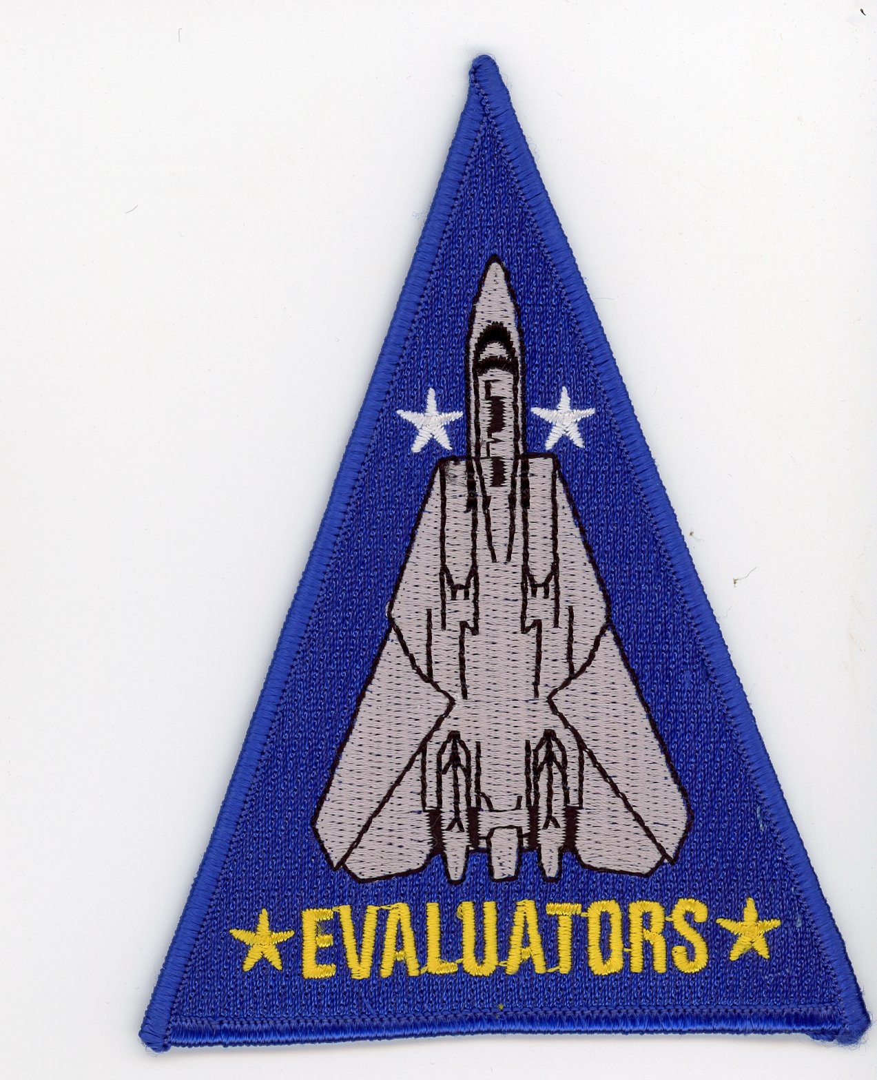 PATCH USN F-14 TOMCAT VX-4 EVALUATORS TRIANGLE IRON ON PARCHE