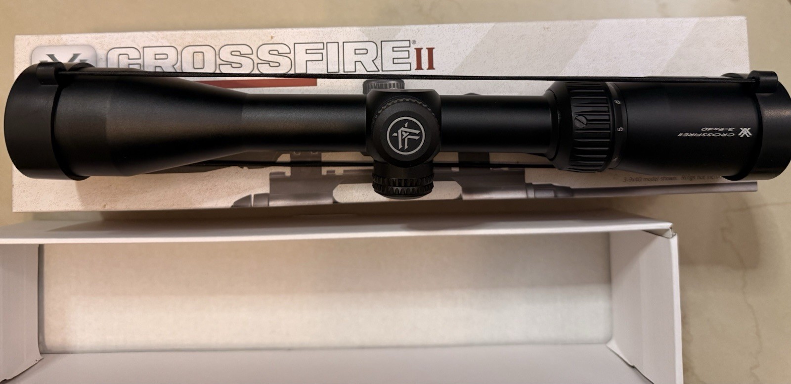 Vortex Crossfire II 3-9x40 Rifle Scope V-Plex Reticle CF2-31005