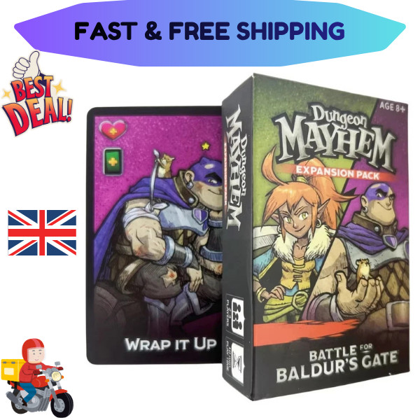 Share Dungeon Mayhem Board Game Cards Monster Madness Card English Toy Gift