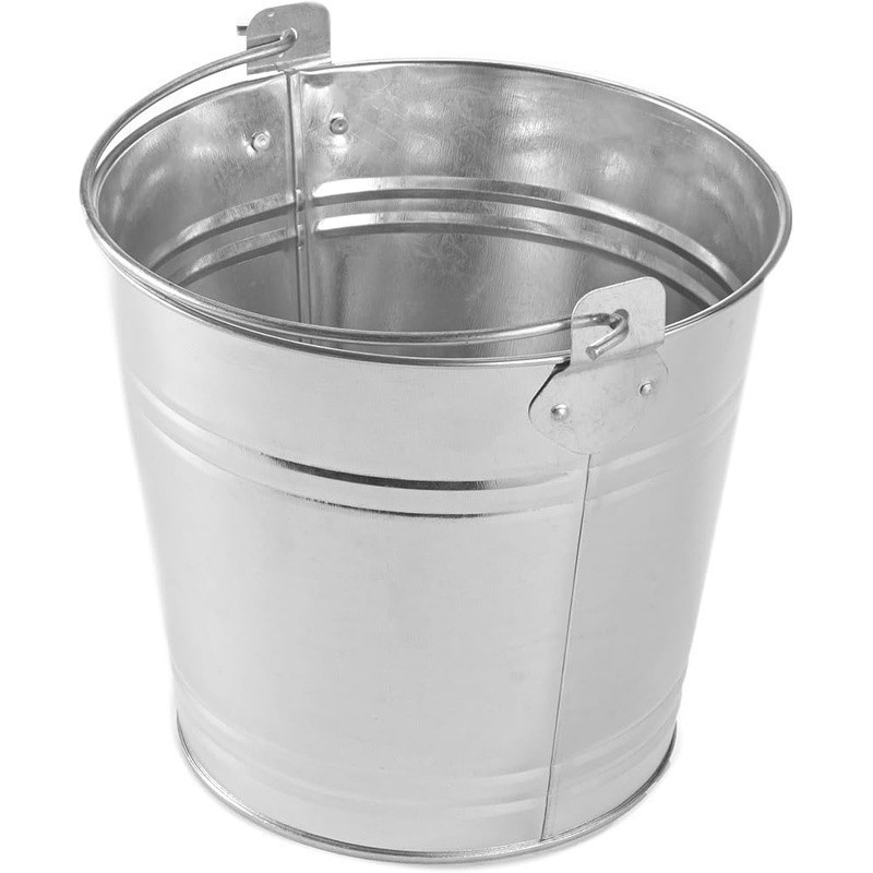 Galvanized Aluminum Round Condiment Holder Perfect Restaurants Parties Tabletop