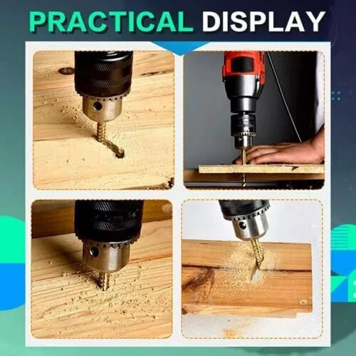 6Pcs Drill Bits Twist Drill Bit Set Power Tool Accessories