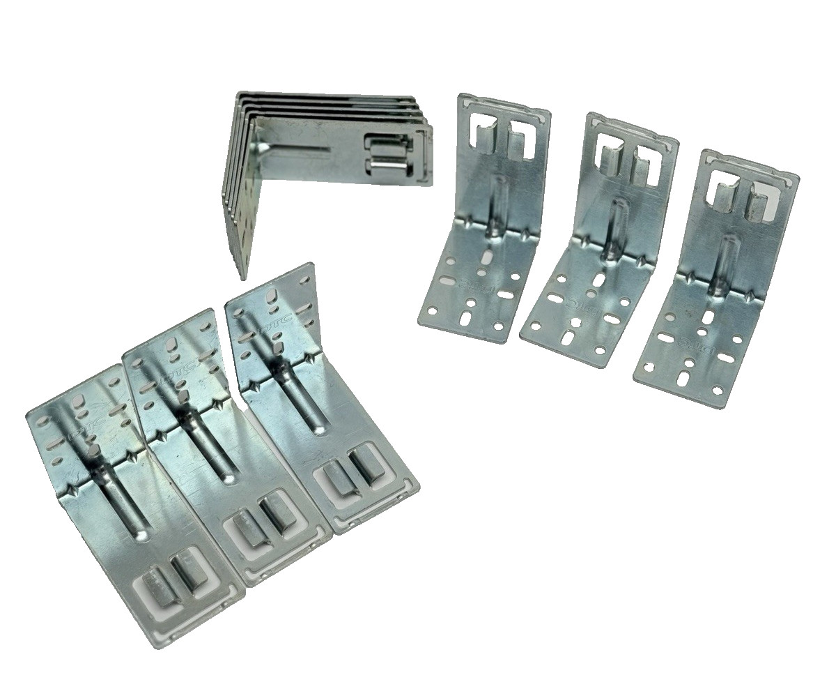 Lot Of 11,  DTC  GHJ13 Metal Mounting Bracket, Zinc Plated