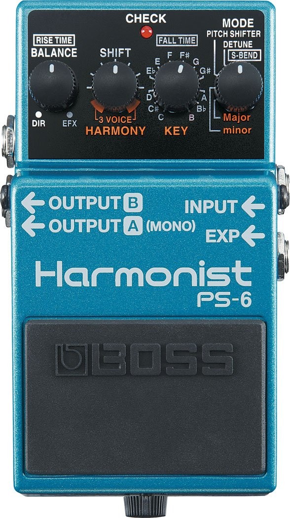 Boss PS-6 Harmonist Pitch Shifter Guitar Effects Pedal 3-Voice Harmony Stompbox