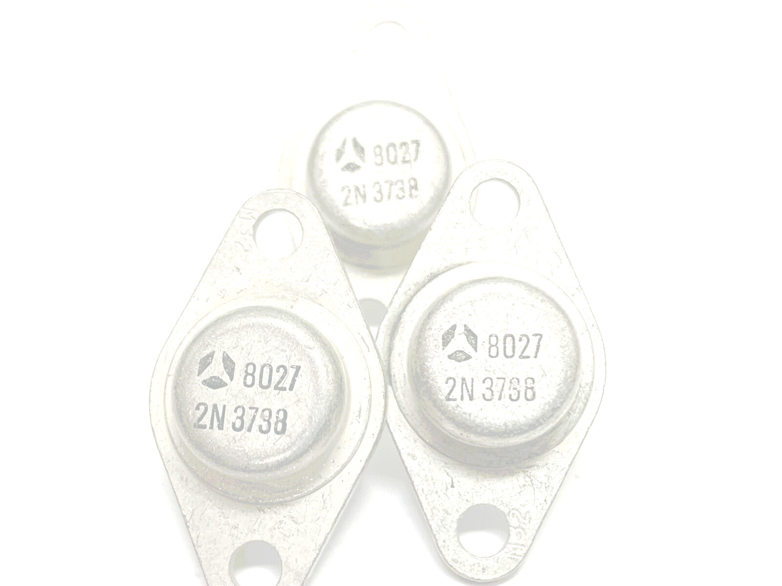 LOT OF 5 2N3738 NPN TO66, 225V 1A 10MHz