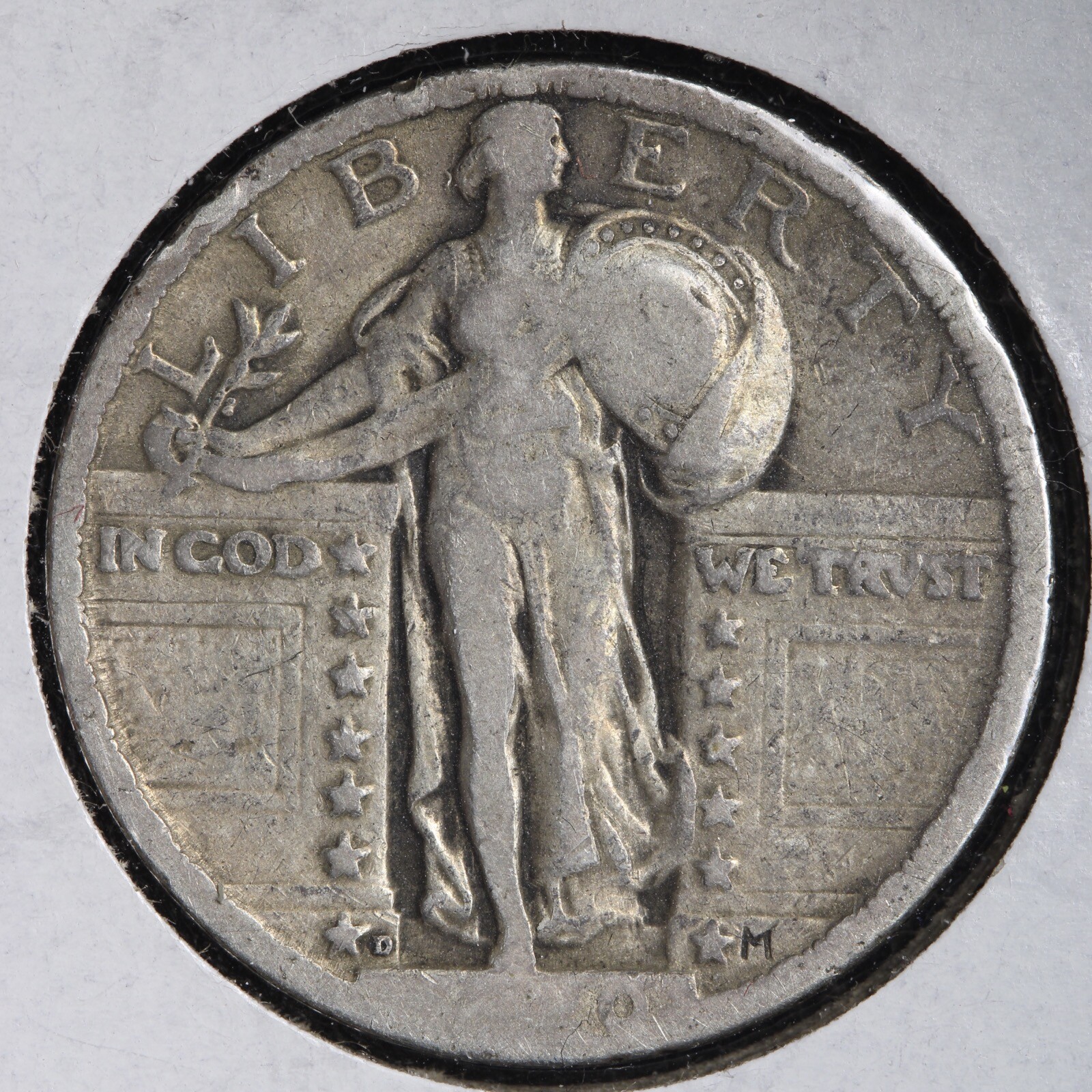 1920-D Standing Liberty Silver Quarter CHOICE VG/FINE E275 WCXX