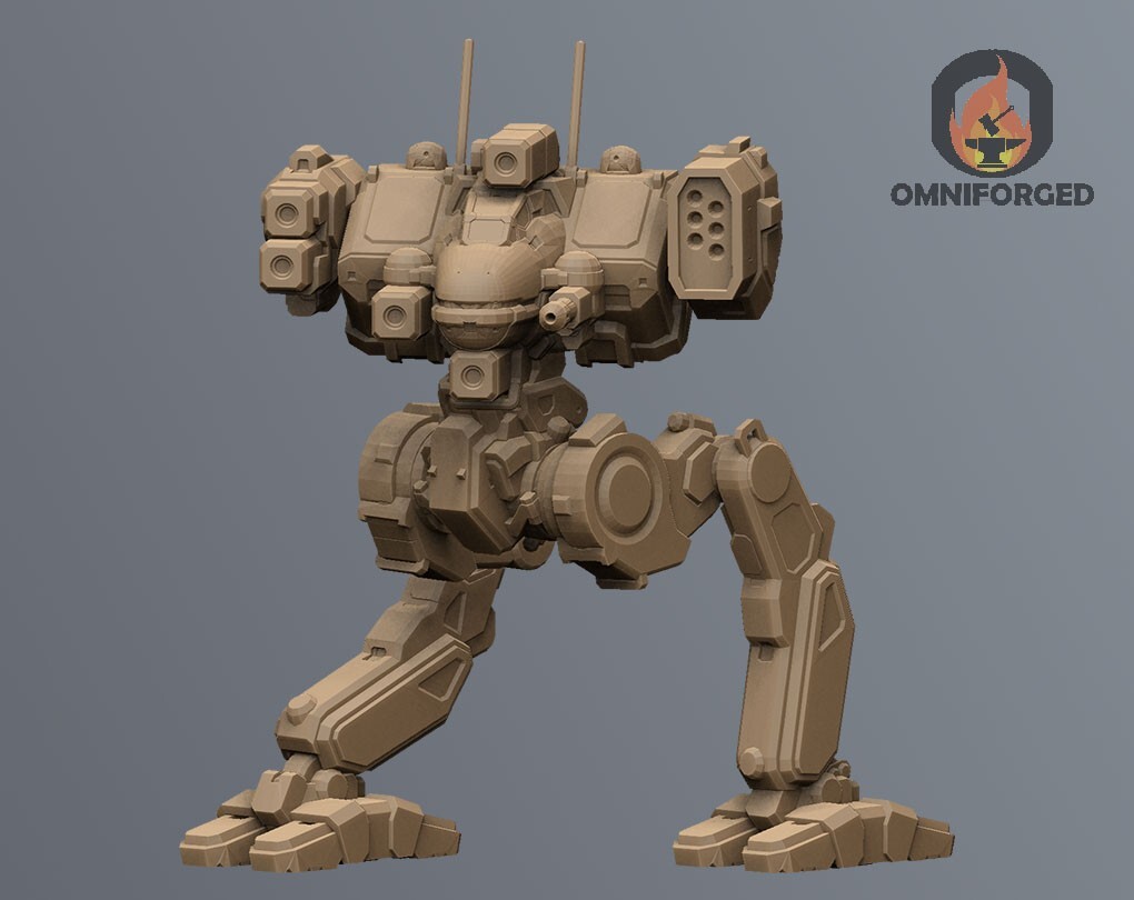 Osiris Mini OSR-3D MWO Mech Miniature Compatible with Battletech