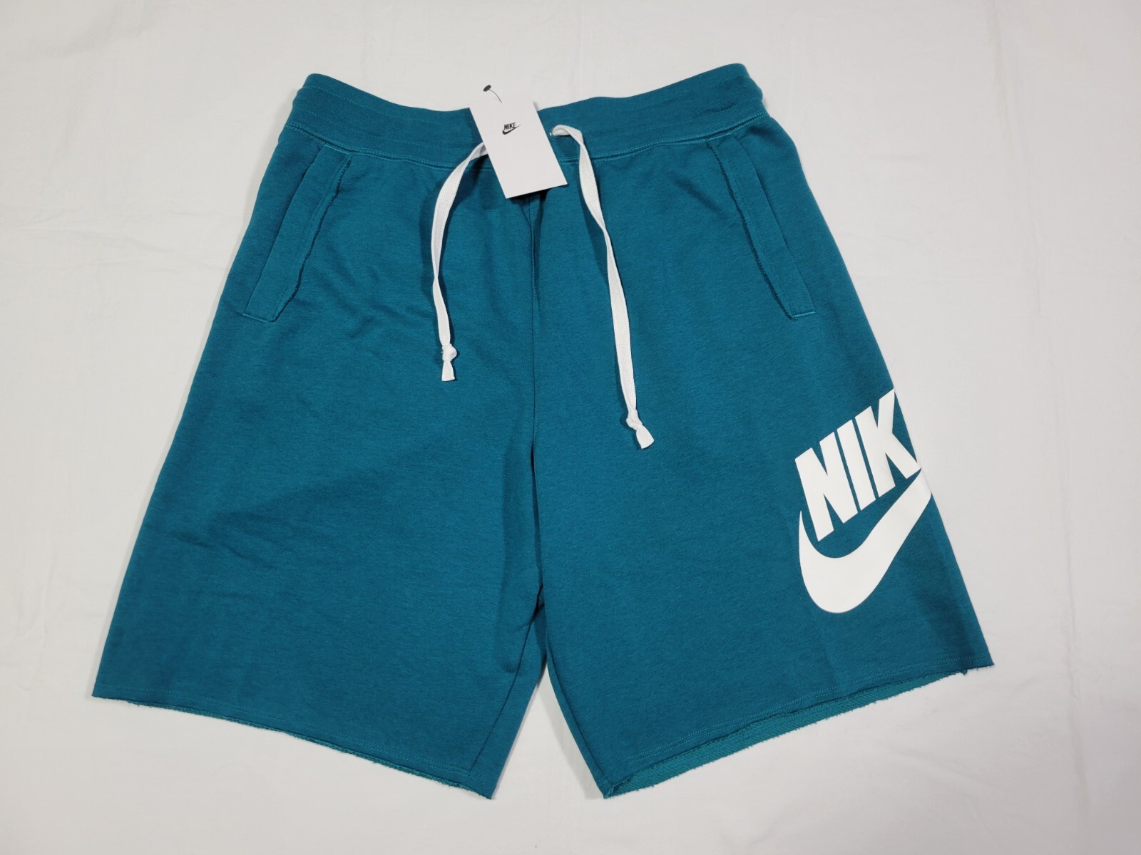 Nike Mens Sportswear Alumni  French Terry Shorts Pine Green  AR2375-382