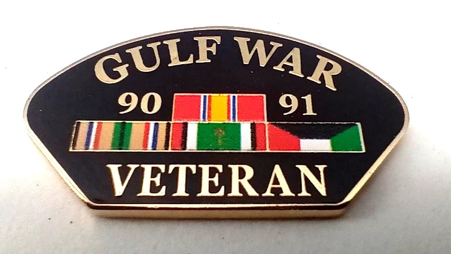 GULF WAR VETERAN (1-1/4") Military Hat Pin P14233