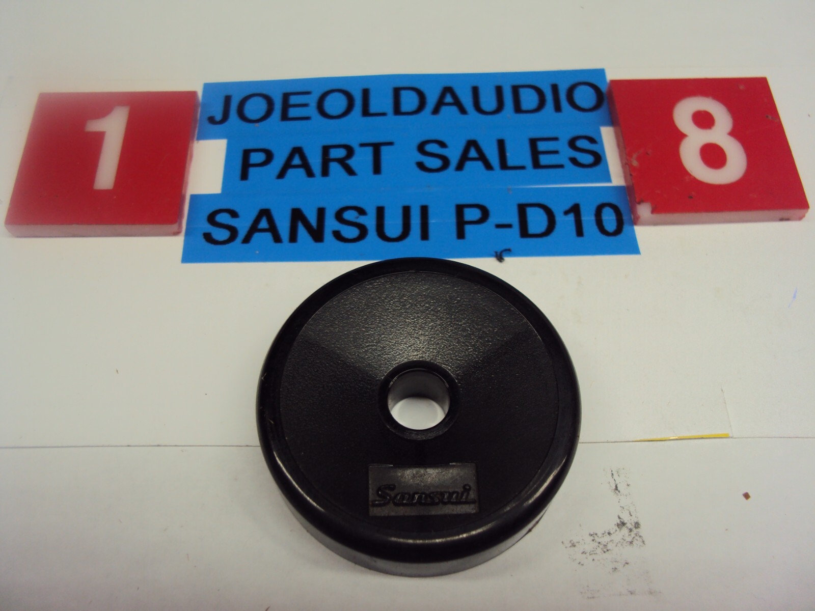 Sansui FR-D35, FR-D11, P-D10 Turntable 45 RPM Record Adapter. Tested
