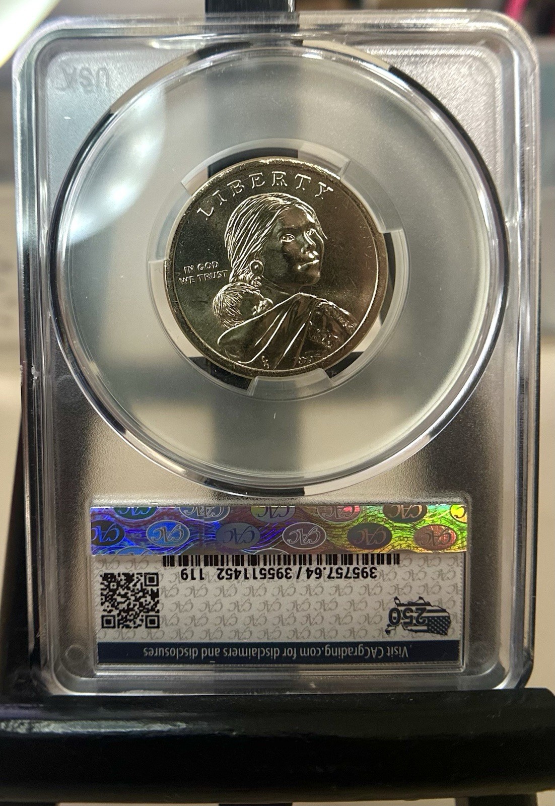 2026 Native American $1 Oneida Allies at Valley Forge Philadelphia CAC MS64