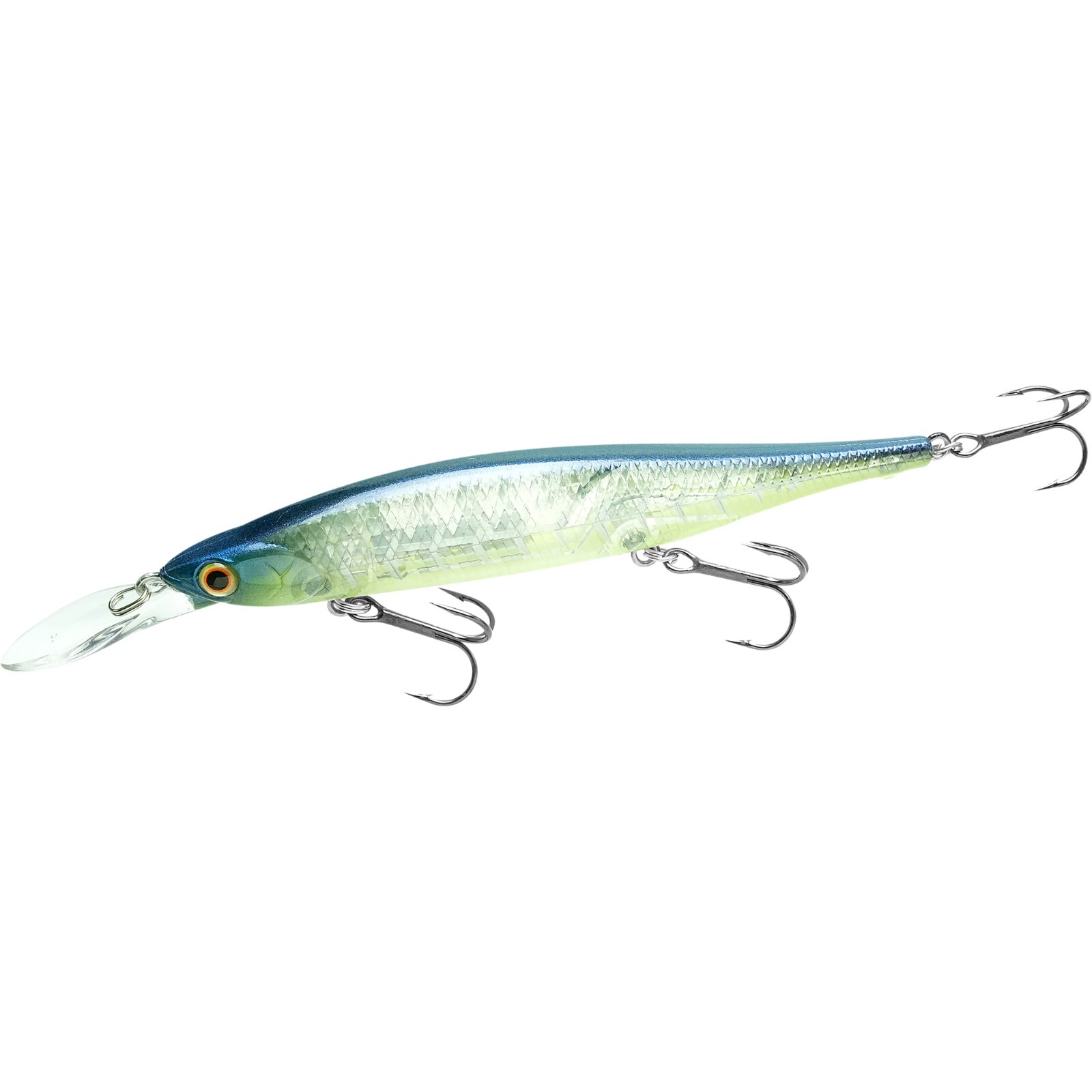 LUCKY CRAFT Lightning Pointer 100DD - 371 Bone Pro-Blue (1qty) Jerkbait