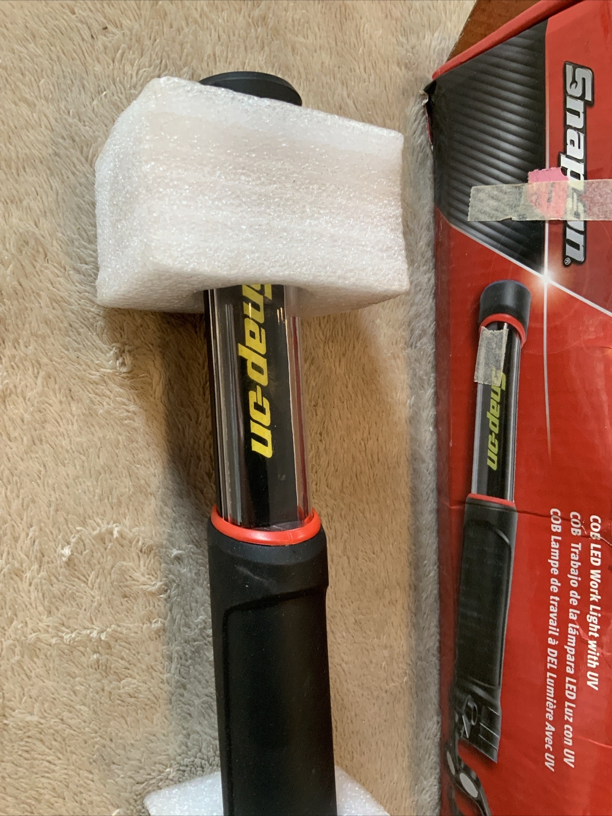 Snap On Led Work Light With UV…missing Hook To Hang It….never Used….